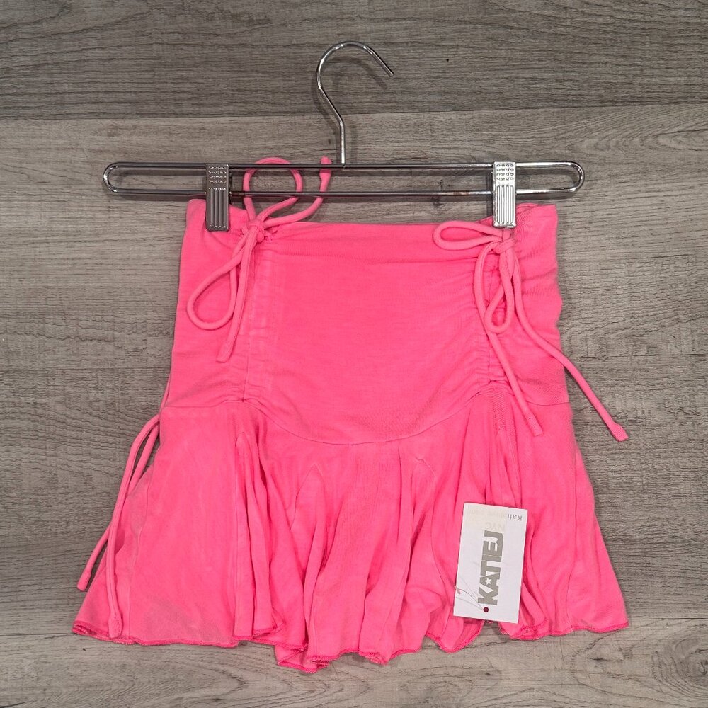 Katie J NYC Jax Skirt in Tart Raspberry